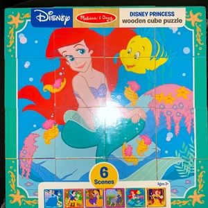 Melissa & Doug Disney Princess Wooden Cube Puzzle
